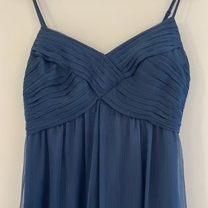 BHLDN Navy gown worn once